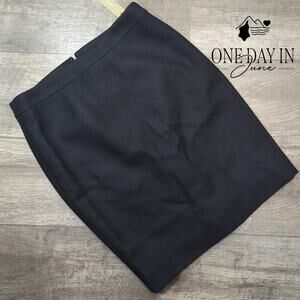 J.Crew Petite Wool Pencil Skirt Size 8P